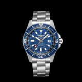 Breitling Superocean 44mm Special Blue Dial Silver Steel Strap Watch for Men - Y17393161C1A1 Authentic Buy Shop Now