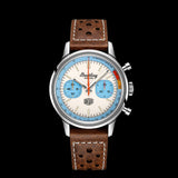 Breitling Top Time Deus Limited Edition White Dial Brown Leather Strap Watch for Men - A233112A1A1X1 Authentic Buy Shop Now