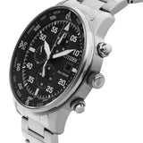 Citizen Eco Drive Chronograph Black Dial Silver Steel Strap Watch For Men - CA0690-88E Authentic Buy Shop Now