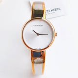 Calvin Klein Seduce Silver Dial Two Tone Steel Strap Watch for Women - K4E2N61Y Authentic Buy Shop Now