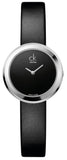 Calvin Klein Firm Black Dial Black Leather Strap Watch for Women - K3N231C1 Authentic Buy Shop Now