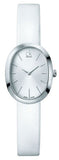 Calvin Klein Incentive White Dial White Leather Strap Watch for Women - K3P231L6 Authentic Buy Shop Now