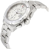 Tag Heuer Aquaracer Caliber 16 Automatic Chronograph White Dial Silver Steel Strap Watch for Men - CAY2111.BA0927 Authentic Buy Shop Now