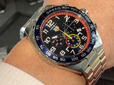 Tag Heuer Formula 1 x Red Bull Racing Chronograph Blue Dial Silver Steel Strap Watch for Men - CAZ101AL.BA0842 Authentic Buy Shop Now