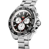 Tag Heuer Formula 1 Chronograph Black Dial Silver Steel Strap Watch for Men - CAZ101E.BA0842 Authentic Buy Shop Now