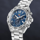 Tag Heuer Formula 1 Chronograph Blue Dial Silver Steel Strap Watch for Men - CAZ101K.BA0842 Authentic Buy Shop Now