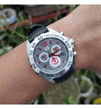 Tag Heuer Formula 1 Manchester United Special Edition Grey Dial Black Silicone Strap Watch for Men - CAZ101M.FT8024 Authentic Buy Shop Now