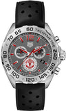 Tag Heuer Formula 1 Manchester United Special Edition Grey Dial Black Silicone Strap Watch for Men - CAZ101M.FT8024 Authentic Buy Shop Now
