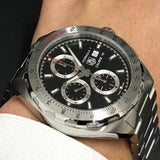 Tag Heuer Formula 1 Calibre 16 Automatic Chronograph Black Dial Silver Steel Strap Watch for Men - CAZ2010.BA0876 Authentic Buy Shop Now