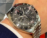 Tag Heuer Formula 1 Automatic Chronograph Grey Dial Silver Strap Watch for Men - CAZ2012.BA0876 Authentic Buy Shop Now
