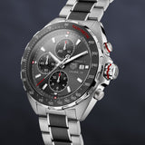 Tag Heuer Formula 1 Automatic Chronograph Grey Dial Two Tone Strap Watch for Men - CAZ2012.BA0970 Authentic Buy Shop Now