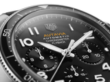 Tag Heuer Autavia Chronometer Flyback Automatic Chronograph Black Dial Black Leather Strap Watch for Men - CBE511A.FC8279 Authentic Buy Shop Now