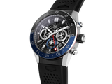 Tag Heuer Carrera Automatic Chronograph Steel & Ceramic Black Dial Black Rubber Strap Watch for Men - CBG2A1Z.FT6157 Authentic Buy Shop Now