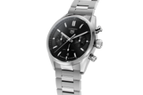 Tag Heuer Carrera Chronograph Black Dial Silver Steel Strap Watch for Men - CBN2010.BA0642 Authentic Buy Shop Now