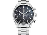 Tag Heuer Carrera Chronograph Black Dial Silver Steel Strap Watch for Men - CBN2010.BA0642 Authentic Buy Shop Now