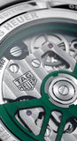 Tag Heuer Carrera Automatic Chronograph Limited Edition Green Dial Silver Steel Strap Watch for Men - CBN2014.EB0240 Authentic Buy Shop Now
