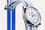 Tag Heuer Carrera Porsche RS 2.7 Automatic Chronograph White Dial White Nylon Strap Watch for Men - CBN2016.EB0275 Authentic Buy Shop Now
