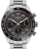 Tag Heuer Carrera Porsche Chronograph Grey Dial Silver Steel Strap Watch for Men - CBN2A1F.BA0643 Authentic Buy Shop Now