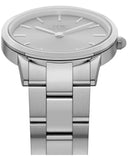 Daniel Wellington Iconic Link Unitone Silver Dial Silver Steel Strap Watch For Women - DW00100402 Authentic Buy Shop Now