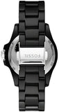 Fossil FB-01 Three-Hand Black Dial Black Ceramic Strap Watch for Women - CE1108 Authentic Buy Shop Now