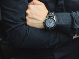 Fossil Coachman Chronograph Blue Dial Black Leather Strap Watch for Men - CH2564 Authentic Buy Shop Now