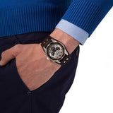Fossil Coachman Chronograph Silver Dial Brown Leather Strap Watch for Men - CH2565 Authentic Buy Shop Now