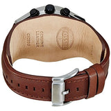 Fossil Coachman Chronograph White Dial Brown Leather Strap Watch for Men - CH2890 Authentic Buy Shop Now