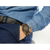 Fossil Coachman Chronograph Black Dial Brown Leather Strap Watch for Men - CH2891 Authentic Buy Shop Now