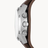 Fossil Coachman Chronograph Black Dial Brown Leather Strap Watch for Men - CH2891 Authentic Buy Shop Now