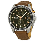 Fossil Wakefield Black Dial Brown Leather Strap Watch for Men - CH2944 Authentic Buy Shop Now