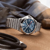 Breitling Chronomat GMT 40 Blue Dial Silver Steel Strap Watch for Men - A32398101C1A1 Authentic Buy Shop Now