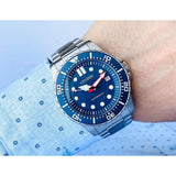 Citizen Promaster Mechanical Blue Dial Silver Steel Strap Watch For Men - NJ0121-89L Authentic Buy Shop Now
