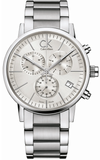Calvin Klein Post Minimal White Dial Silver Steel Strap Watch for Men - K7627126 Authentic Buy Shop Now