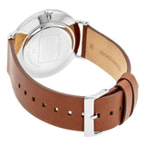 Coach Charles Silver Dial Brown Leather Strap Watch for Men - 14602152 Authentic Buy Shop Now