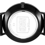 Coach Charles Black Dial Black Leather Strap Watch for Men - 14602434 Authentic Buy Shop Now
