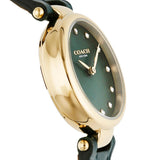 Coach Park Analog Green Dial Green Leather Strap Watch for Women - 14503534 Authentic Buy Shop Now