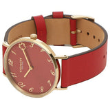 Coach Perry Red Dial Red Leather Strap Watch for Women - 14503722 Authentic Buy Shop Now