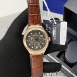 Maserati Triconic Chronograph Grey Dial Brown Leather Strap Watch For Men - R8871639003 Authentic Buy Shop Now