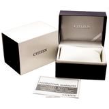 Citizen Eco Drive Chronograph Black Dial Silver Stainless Steel Watch For Men - AT0690-55E Authentic Buy Shop Now