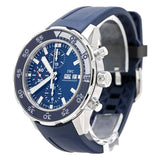 IWC Aquatimer Chronograph Blue Dial Blue Rubber Strap Watch for Men - IW376711 Authentic Buy Shop Now