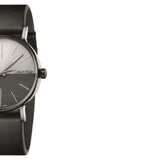 Calvin Klein Boost White Black Dial Black Leather Strap Watch for Men - K7Y21CCX Authentic Buy Shop Now