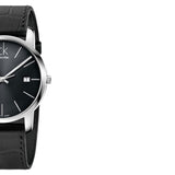 Calvin Klein City Quartz Black Dial Black Leather Strap Watch for Men - K2G2G1C3 Authentic Buy Shop Now
