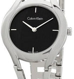 Calvin Klein Class Black Dial Silver Steel Strap Watch for Women - K6R23121 Authentic Buy Shop Now