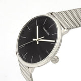 Calvin Klein High Noon Black Dial Silver Mesh Bracelet Watch for Men - K8M21121 Authentic Buy Shop Now