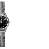 Calvin Klein Minimal Black Dial Silver Mesh Bracelet Watch for Women - K3M53151 Authentic Buy Shop Now