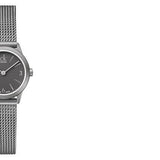 Calvin Klein Minimal Grey Dial Silver Mesh Bracelet Watch for Women - K3M53154 Authentic Buy Shop Now