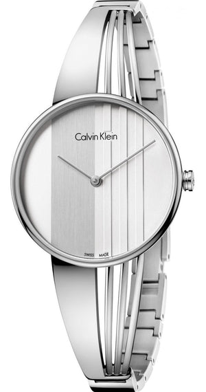 Calvin Klein Drift Silver Dial Silver Steel Strap Watch for Women - K6S2N116 Authentic Buy Shop Now