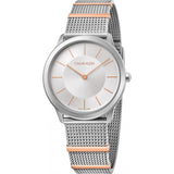 Calvin Klein Minimal Silver Dial Silver Mesh Strap Watch For Men - K3M521Y6 Authentic Buy Shop Now