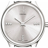 Calvin Klein Simplicity Silver Dial Silver Steel Strap Watch for Women - K4323120 Authentic Buy Shop Now