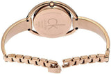 Calvin Klein Impetuos Silver Dial Rose Gold Steel Strap Watch for Women - K4F2N616 Authentic Buy Shop Now